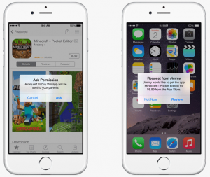 iOS 8 Family Share Parent notifications