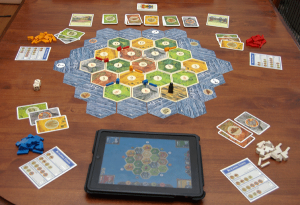 Catan Game Laid Out