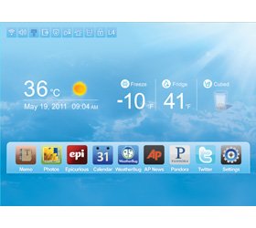 Display From a Samsung Internet Fridge